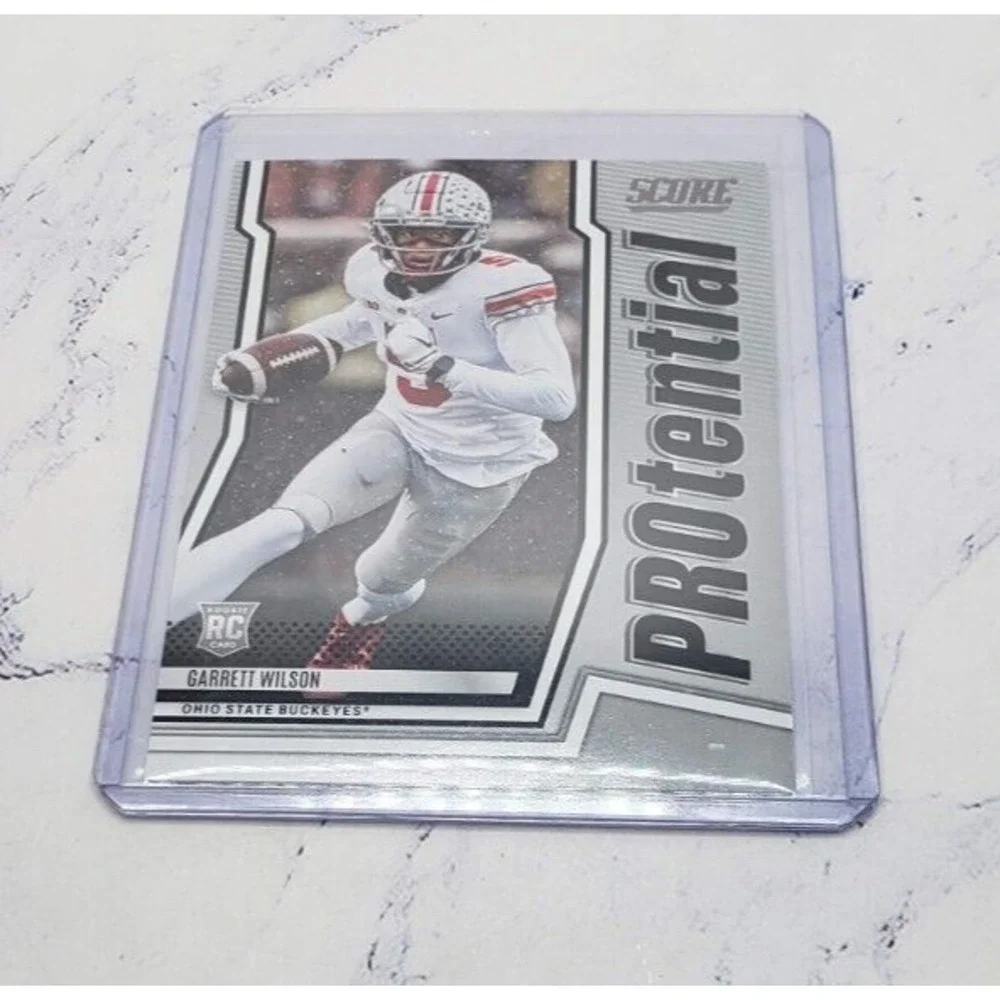 2022 Panini Score Protential Garrett Wilson #P-GW Rookie Card RC New York Jets